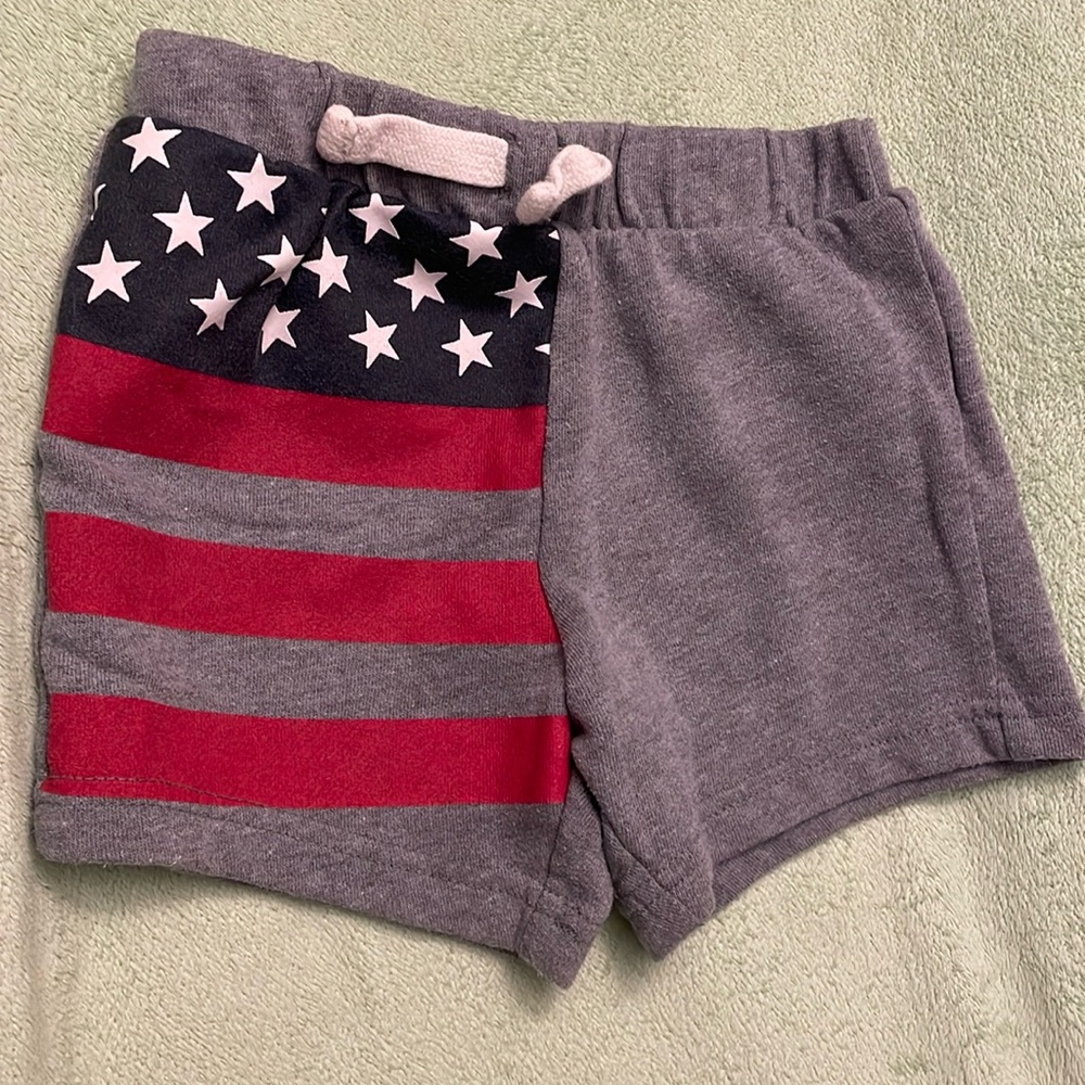 COPY - Red White and Blue shorts. 18-24 months.
